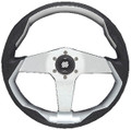 UFLEX GRIMANI B/S/VE STEERING WHL-BLACK GRIP SILVR