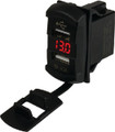 SEA-DOG LINE 426527-1 DBL USB ROCKER SWCH/VOLTMETER