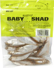 Rusty's 33190 Whole Baby Shad, 4oz 5502-0000