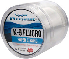 K9 550-6lb-CL Clear Fluoro Line 6lb 5554-0010