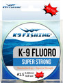 K9 300-12lb-CL Clear Fluoro Line 5554-0029