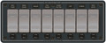 BLUE SEA SYSTEMS 8261-BSS PANEL H2O 12VDC 8 POS HORIZ.