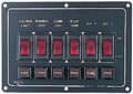 SEA-DOG LINE 422210-1 SWITCH PANEL-HORIZONTAL 6 ALUM