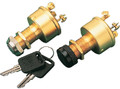 SEA-DOG LINE 420350-1 BRASS 3-POSITION KEY SWITCH