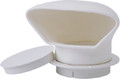 SEA-DOG LINE 727132-3 3"PVC LOWPROFILE COWLVENT WHT