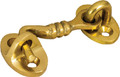 SEA-DOG LINE 222056-1 BRASS DOOR HOOK - 2 INCH