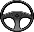 SEASTAR SOLUTIONS SW59691P STEERING WHEEL BLACK ACE