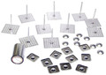 SOUNDOWN  HPAD25DK10 ALUM PIN KIT 2-1/2IN 10/BG