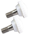 SEA-DOG LINE 273309-1 THUMB SCREW 1/4-20X1/2" WHT PR