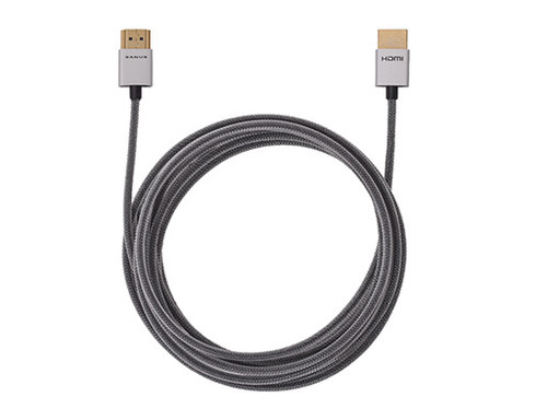 4' Super-Slim Braided HDMI Cable With Aluminum Connector