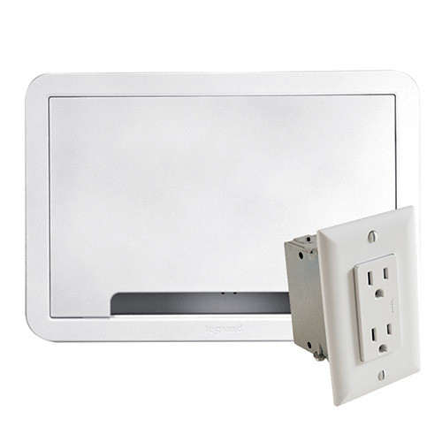 9" TV Media In-Wall Box with Power Supply Kit - SA-IWB9KIT-W1