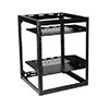 26" Tall AV Rack 15U Stackable Skeleton Rack - CFR1615-B1