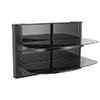 Wall-Mounted Furniture AV component system with two shelves - VF5022-B1