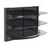Wall-Mounted Furniture AV component system with three shelves - VF5023-B1
