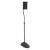 Adjustable Height Speaker Stand (pair) - Extends 28" to 38" - Holds Satellite & Bookshelf Speakers - HTBS-B0