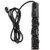 Surge Protected Power Strip with 6 rotating and 2 fixed outlets