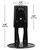 Adjustable Speaker Wall Mount designed for the Sonos Era 100™ (Pair) - Black