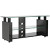 Audio Video Stand Black lacquered finish fits AV components and TVs up to 52" - BFV145-B1