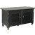 Audio Video Stand Distressed black finish - fits AV components and TVs up to 50" - BFV348-AB1