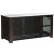 Widescreen Lowboy Smoked tempered-glass doors fits AV components and TVs up to 55" - DFV50-CH1