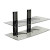 On-Wall Component Shelving Double-column AV component system with two shelves - VF2022-B1