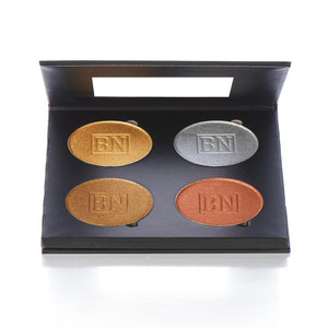 Ben Nye Lumiere Metallic Palette (open). Ben Nye Lumiere Metallic Palette (open).