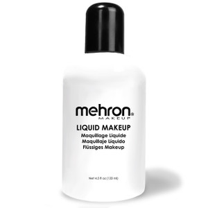 Mehron Liquid Makeup in 4.5oz. Sold by Norcostco. Mehron Liquid Makeup in 4.5oz. Sold by Norcostco.