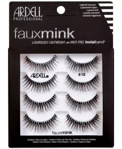 4 Pack of Ardell Faux Mink 812 lashes (in packaging). Sold by Norcostco. 4 Pack of Ardell Faux Mink 812 lashes (in packaging). Sold by Norcostco.