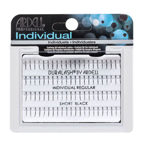 Short Ardell Knotted Single lashes (in packaging). Sold by Norcostco.