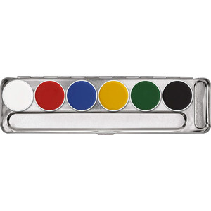 Kryolan Aquacolor Palette "A". Sold by Norcostco. Kryolan Aquacolor Palette "A". Sold by Norcostco.