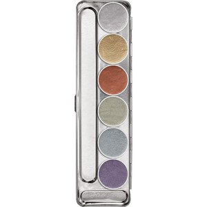 Kryolan Metallic Aquacolor Palette. Sold by Norcostco. Kryolan Metallic Aquacolor Palette. Sold by Norcostco.