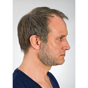 Kryolan Sideburns (Style 09223) in Grey. Profile view. Sold by Norcostco. Kryolan Sideburns (Style 09223) in Grey. Profile view. Sold by Norcostco.