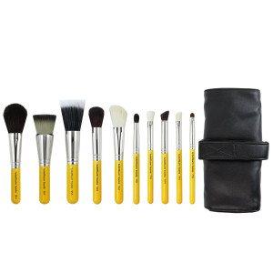 Bdellium Travel Mineral 10 pc. Brush Set with Roll Up Pouch. Sold by Norcostco. Bdellium Travel Mineral 10 pc. Brush Set with Roll Up Pouch. Sold by Norcostco.