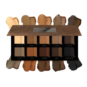 Danessa Myricks Beauty Groundwork Palette in Defining Neutrals (open lid, with swatches). Sold by Norcostco. Danessa Myricks Beauty Groundwork Palette in Defining Neutrals (open lid, with swatches). Sold by Norcostco.