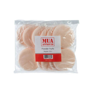 MUA Approved Powder Puffs dozen pack. Sold by Norcostco. MUA Approved Powder Puffs dozen pack. Sold by Norcostco.