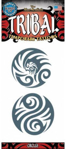 Tinsley Transfers Tribal Tattoo - Circles Tinsley Transfers Tribal Tattoo - Circles