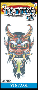 Tinsley Transfers Vintage Tattoo - Demon Tinsley Transfers Vintage Tattoo - Demon