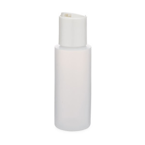 2oz Plastic Cylinder Bottle with Press Top