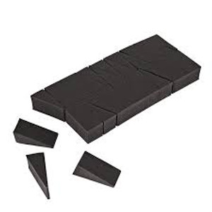 Non-Latex 36 Wedge Block Sponge Black Non-Latex 36 Wedge Block Sponge Black