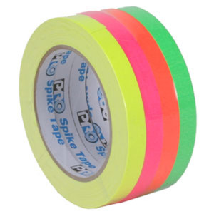 Pro Spike Stack 1/2x20yds Fluorescent Cloth Tape Pro Spike Stack 1/2x20yds Fluorescent Cloth Tape