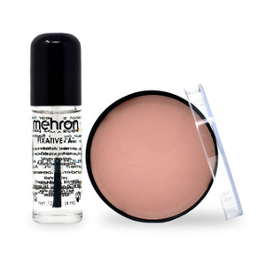 Mehron Extra Flesh Wax with Fixative A. Sold by Norcostco. Mehron Extra Flesh Wax with Fixative A. Sold by Norcostco.