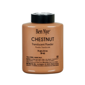 Chestnut Translucent Powder by Ben Nye. Sold by Norcostco. Chestnut Translucent Powder by Ben Nye. Sold by Norcostco.