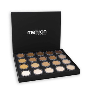 Celebré Pro-HD™ Cream Foundation 20 Color Palette (open). Made by Mehron. Sold by Norcostco. Celebré Pro-HD™ Cream Foundation 20 Color Palette (open). Made by Mehron. Sold by Norcostco.