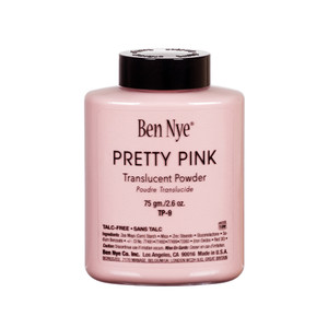 Pretty Pink Translucent Powder by Ben Nye. Sold by Norcostco. Pretty Pink Translucent Powder by Ben Nye. Sold by Norcostco.