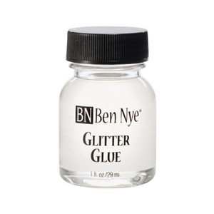Ben Nye Glitter Glue. Sold by Norcostco. Ben Nye Glitter Glue. Sold by Norcostco.
