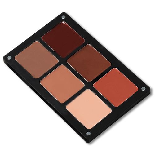 Danessa Myricks Waterproof Cream Palette - Essentials: 6 nude, brown, and burgundy shades