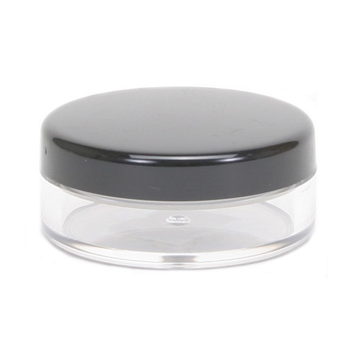 Kosmetech 20 gram Jar with Cap and Sifter. Sold by Norcostco.