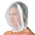 Betty Dain Wardrobe Protector Hood (on model). Sold by Norcostco.