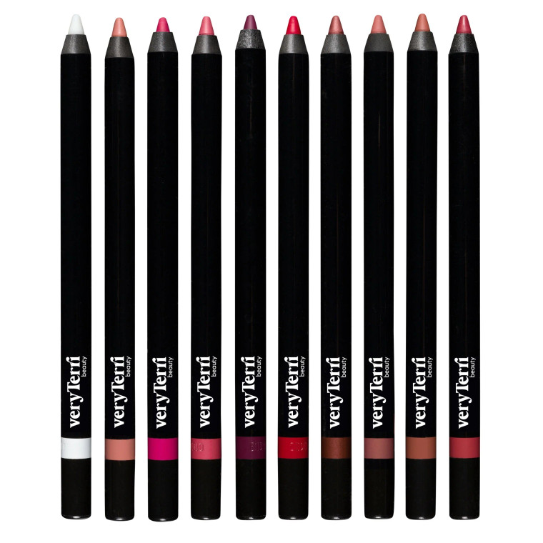 Very Terri Stay Put Lip Liner (full collection of assorted shades). Sold by Norcostco.