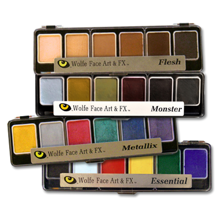 Wolfe Hydrocolor Appetizer 6 Color Palette (all variations). Sold by Norcostco.